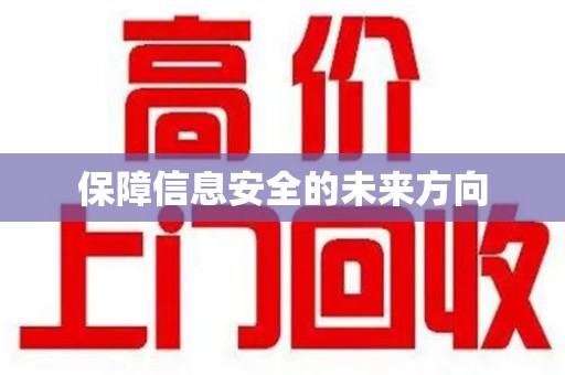 湛江保障信息安全的未来方向