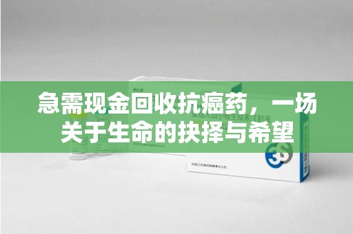 湛江急需现金回收抗癌药，一场关于生命的抉择与希望