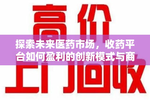 湛江探索未来医药市场，收药平台如何盈利的创新模式与商业前景