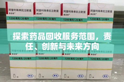 湛江探索药品回收服务范围，责任、创新与未来方向