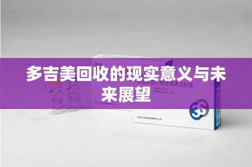 湛江多吉美回收的现实意义与未来展望